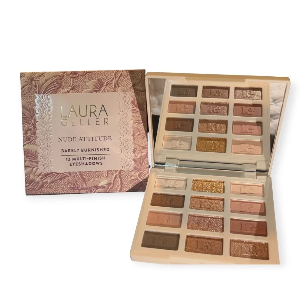 Laura Geller Nude Attitude Barely Burnished 12 Multi-Finish Eyeshadow Palette